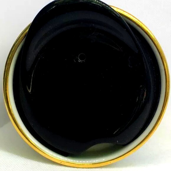 RARE 2014 Starbucks Dot Collection Monochromic Black Hearts Ceramic Travel Mug - Picture 7 of 8